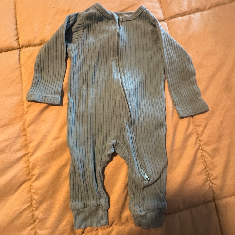 Cozy Kids One Piece in Grey Blue